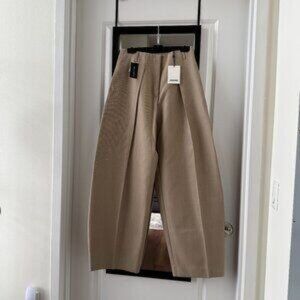 JACQUEMUS Beige 'Le pantalon Ovalo' Trousers